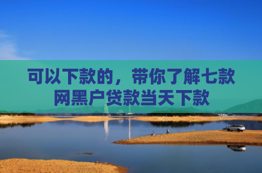 可以下款的，带你了解七款网黑户贷款当天下款