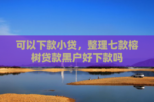 可以下款小贷，整理七款榕树贷款黑户好下款吗