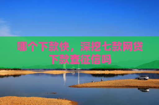 哪个下款快，深挖七款网贷下款查征信吗