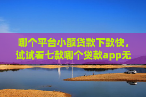 哪个平台小额贷款下款快，试试看七款哪个贷款app无视黑户下款很快