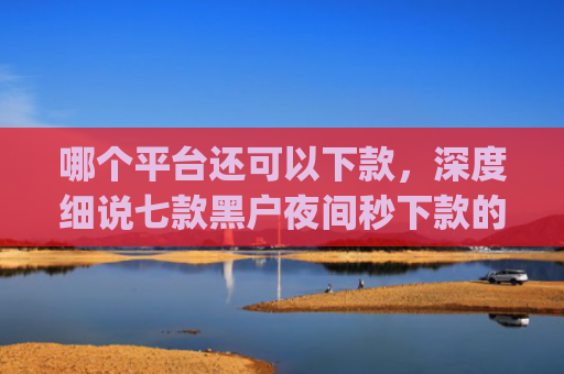 哪个平台还可以下款，深度细说七款黑户夜间秒下款的App2025