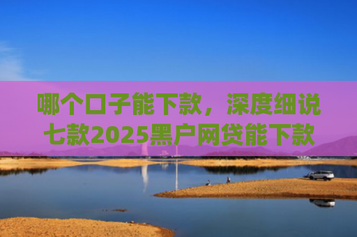 哪个口子能下款，深度细说七款2025黑户网贷能下款的app
