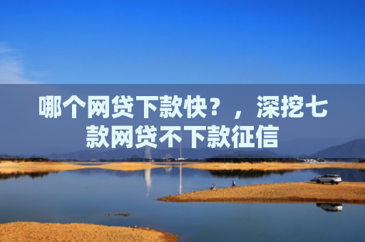 哪个网贷下款快？，深挖七款网贷不下款征信