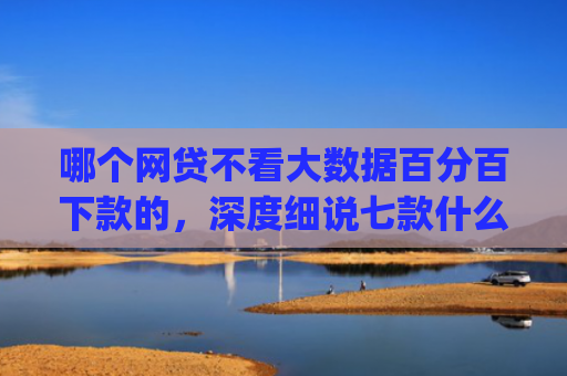 哪个网贷不看大数据百分百下款的，深度细说七款什么app黑户也能下款贴吧微信