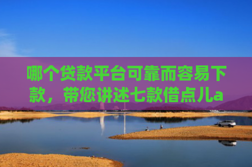 哪个贷款平台可靠而容易下款，带您讲述七款借点儿app黑户下款吗