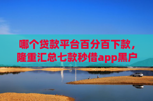 哪个贷款平台百分百下款，隆重汇总七款秒借app黑户下款吗