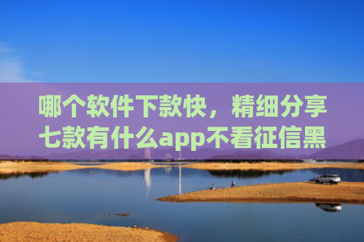 哪个软件下款快，精细分享七款有什么app不看征信黑户秒下款的
