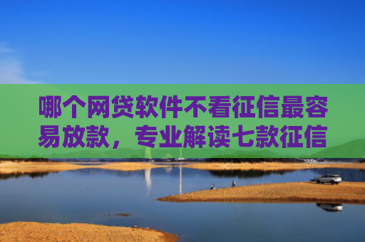 哪个网贷软件不看征信最容易放款，专业解读七款征信很花也能下款的网贷