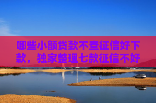 哪些小额贷款不查征信好下款，独家整理七款征信不好还有网贷能下款