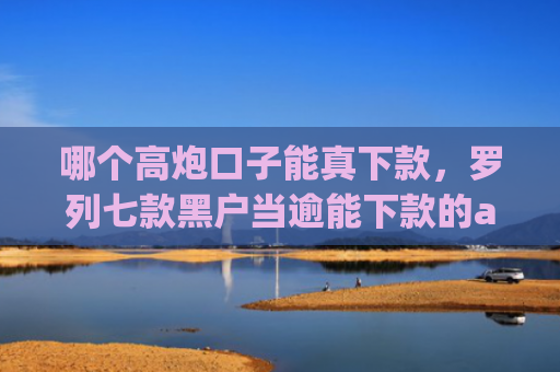 哪个高炮口子能真下款，罗列七款黑户当逾能下款的app