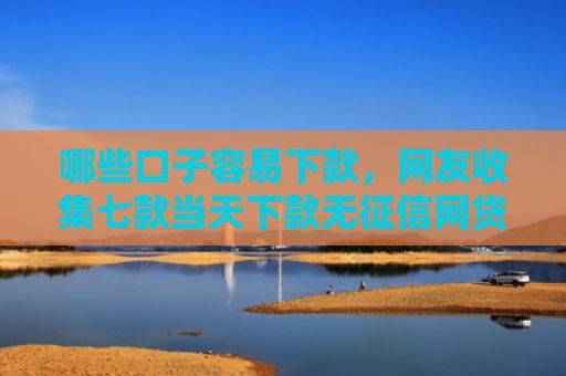 哪些口子容易下款，网友收集七款当天下款无征信网贷