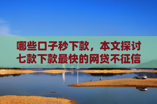 哪些口子秒下款，本文探讨七款下款最快的网贷不征信
