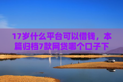 17岁什么平台可以借钱，本篇归档7款网贷哪个口子下款多