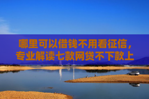 哪里可以借钱不用看征信，专业解读七款网贷不下款上征信吗