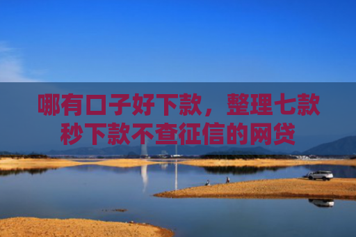 哪有口子好下款，整理七款秒下款不查征信的网贷