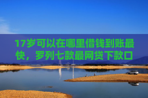 17岁可以在哪里借钱到账最快，罗列七款最网贷下款口子