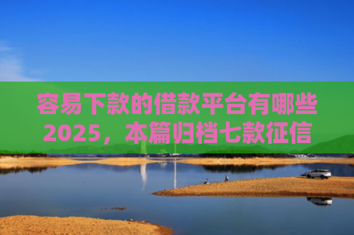 容易下款的借款平台有哪些2025，本篇归档七款征信花了哪个平台好下款