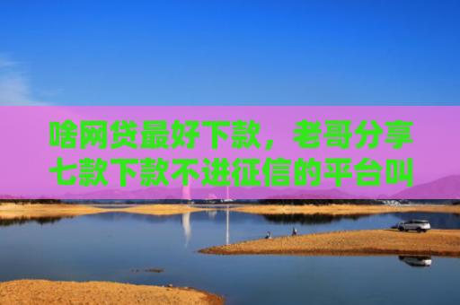 啥网贷最好下款，老哥分享七款下款不进征信的平台叫什么