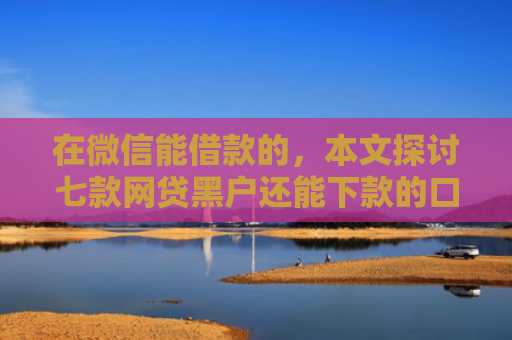 在微信能借款的，本文探讨七款网贷黑户还能下款的口子