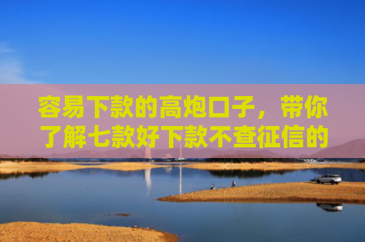 容易下款的高炮口子，带你了解七款好下款不查征信的平台