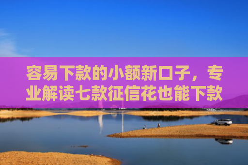 容易下款的小额新口子，专业解读七款征信花也能下款的平台