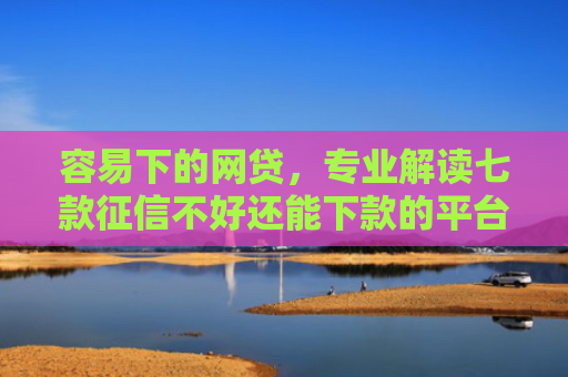容易下的网贷，专业解读七款征信不好还能下款的平台