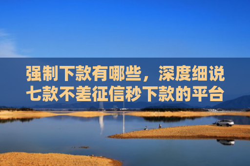 强制下款有哪些，深度细说七款不差征信秒下款的平台