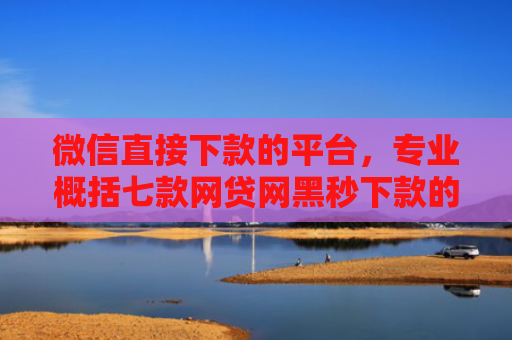 微信直接下款的平台，专业概括七款网贷网黑秒下款的口子