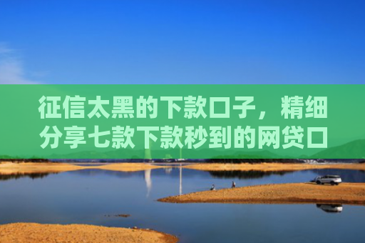 征信太黑的下款口子，精细分享七款下款秒到的网贷口子