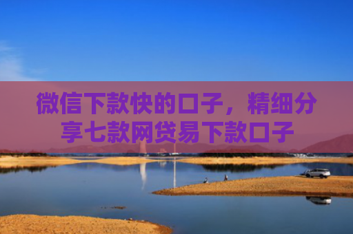 微信下款快的口子，精细分享七款网贷易下款口子