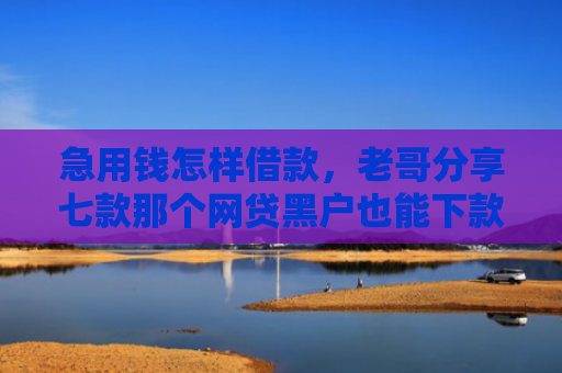 急用钱怎样借款，老哥分享七款那个网贷黑户也能下款吗