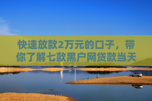 快速放款2万元的口子，带你了解七款黑户网贷款当天下款