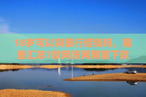 18岁可以向银行借钱吗，隆重汇总7款网贷网黑能下款的口子