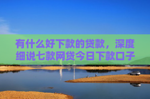有什么好下款的贷款，深度细说七款网贷今日下款口子