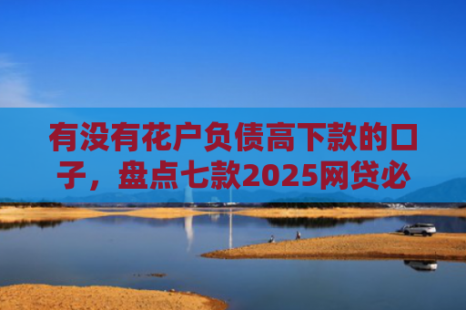 有没有花户负债高下款的口子，盘点七款2025网贷必下款口子