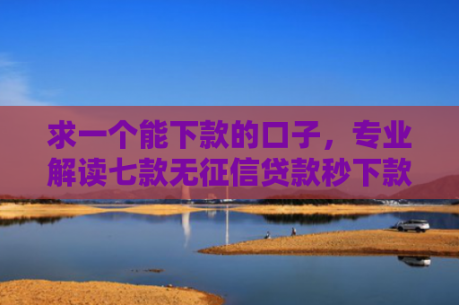 求一个能下款的口子，专业解读七款无征信贷款秒下款平台