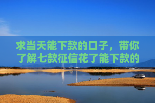 求当天能下款的口子，带你了解七款征信花了能下款的平台