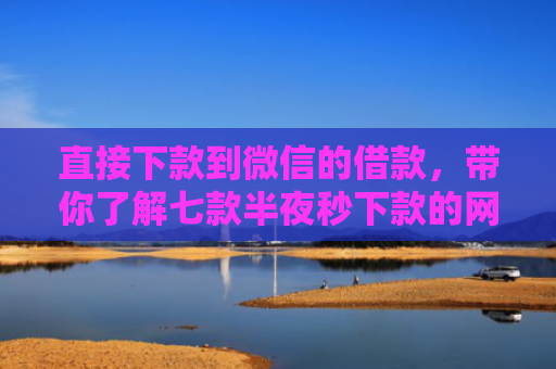 直接下款到微信的借款，带你了解七款半夜秒下款的网贷口子