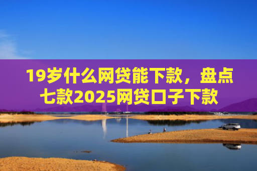 19岁什么网贷能下款，盘点七款2025网贷口子下款