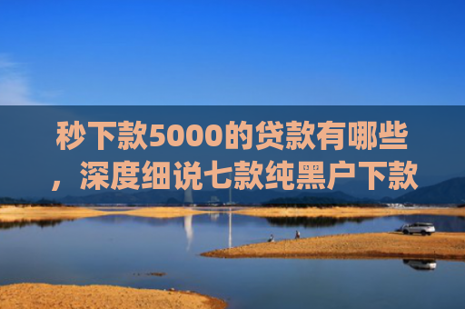 秒下款5000的贷款有哪些，深度细说七款纯黑户下款app