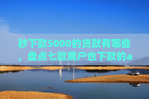 秒下款5000的贷款有哪些，盘点七款黑户也下款的app
