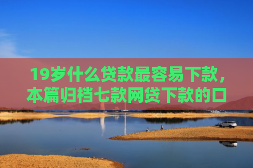 19岁什么贷款最容易下款，本篇归档七款网贷下款的口子