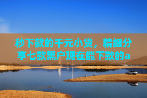 秒下款的千元小贷，精细分享七款黑户现在能下款的app