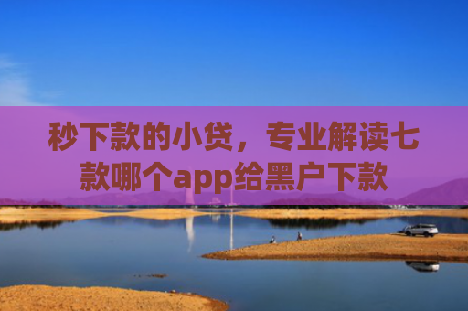秒下款的小贷，专业解读七款哪个app给黑户下款