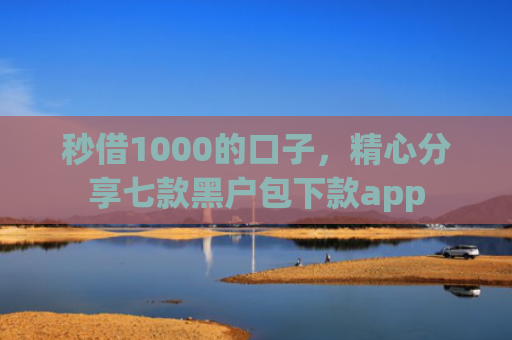 秒借1000的口子，精心分享七款黑户包下款app