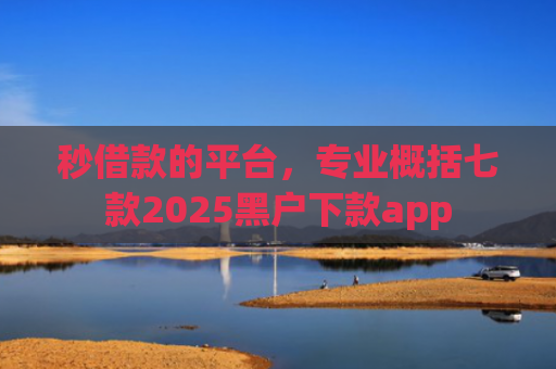 秒借款的平台，专业概括七款2025黑户下款app