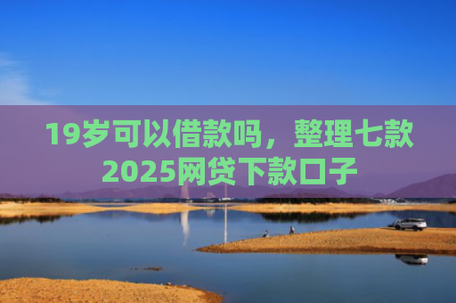 19岁可以借款吗，整理七款2025网贷下款口子