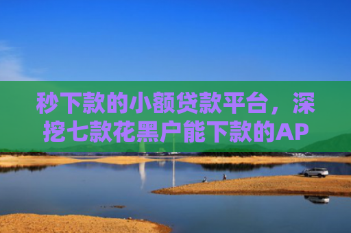 秒下款的小额贷款平台，深挖七款花黑户能下款的APP
