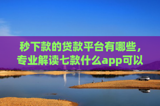 秒下款的贷款平台有哪些，专业解读七款什么app可以黑户下款