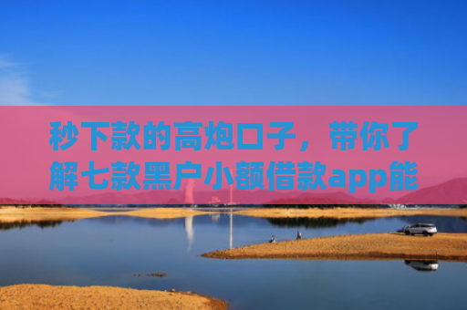 秒下款的高炮口子，带你了解七款黑户小额借款app能借下款